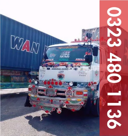 Khan Goods 22 Wheeler Truck Rental Services Company in Pakistan