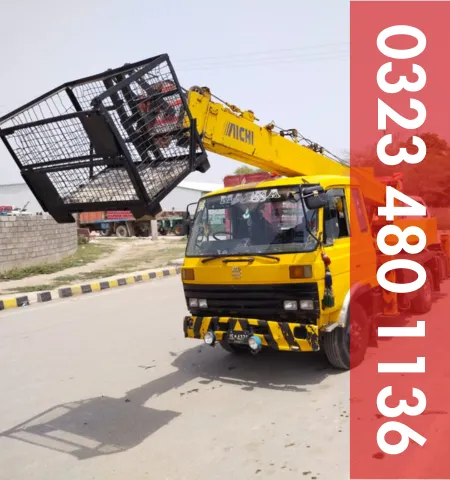 Khan Mazda Crane for Rent Services in Lahore pakistan